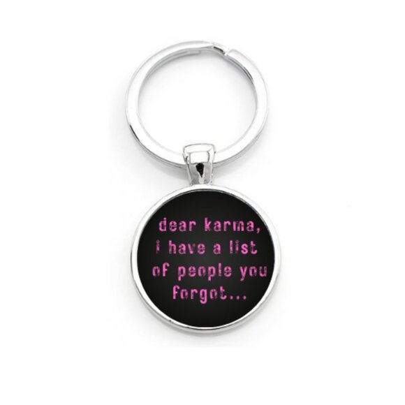 DEAR KARMA CUSTOM KEY RING - Picture 5 of 5